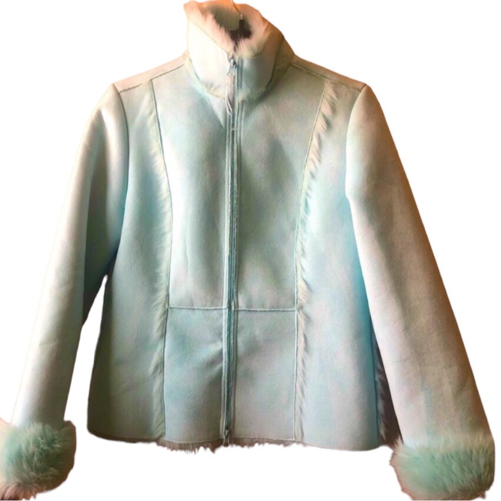 🌸Relativity 🌸Faux Suede Faux Fur Coat sz S